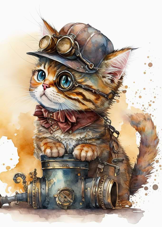 Steampunk Cat