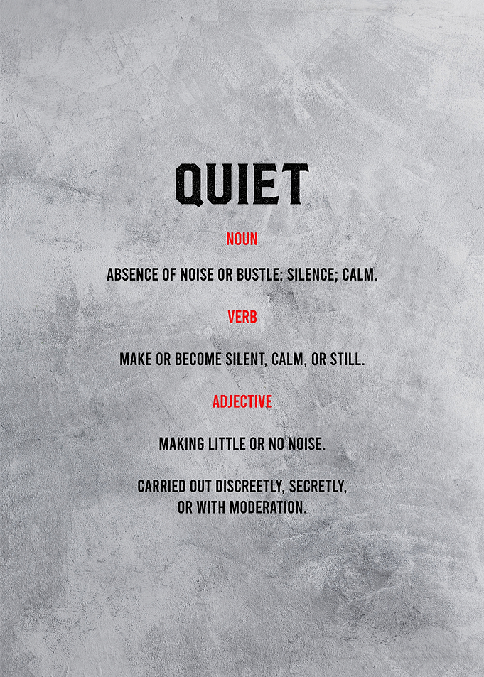 quiet motivational