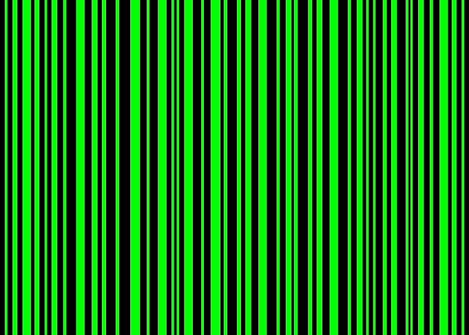 Lime Green Black Pattern