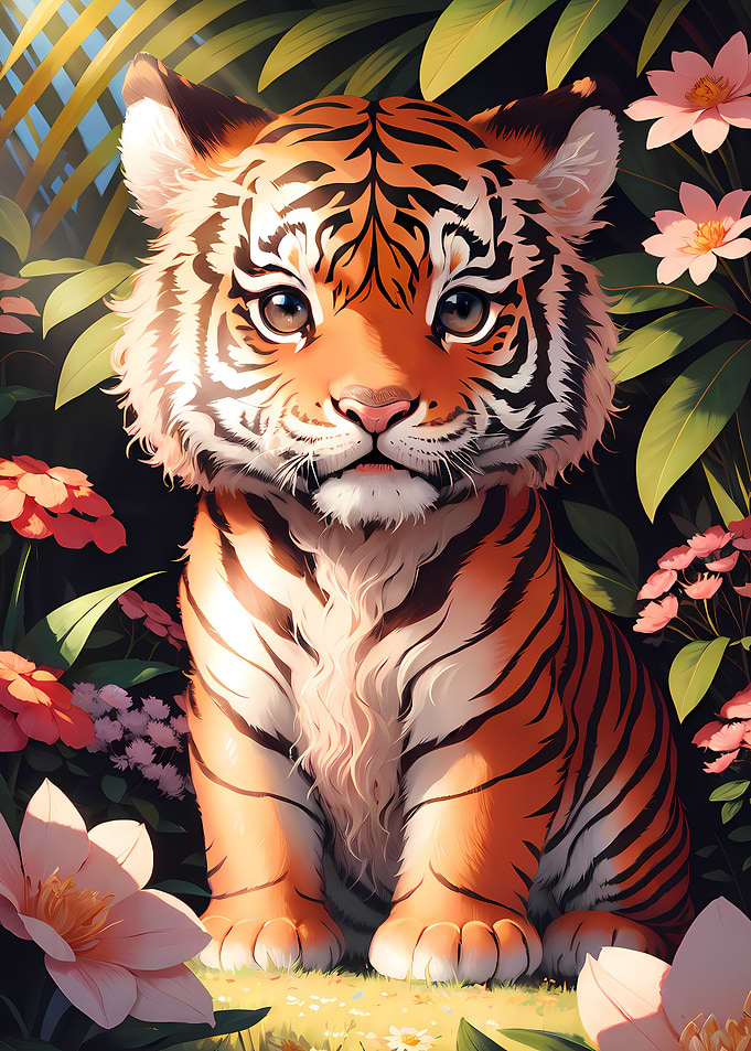 Cute Tiger Baby Nursery