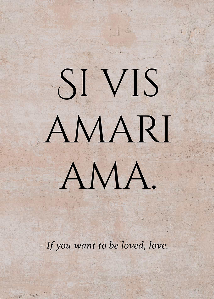 Latin Quote Love