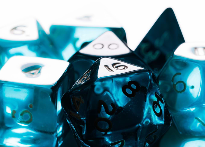 Dice for board game