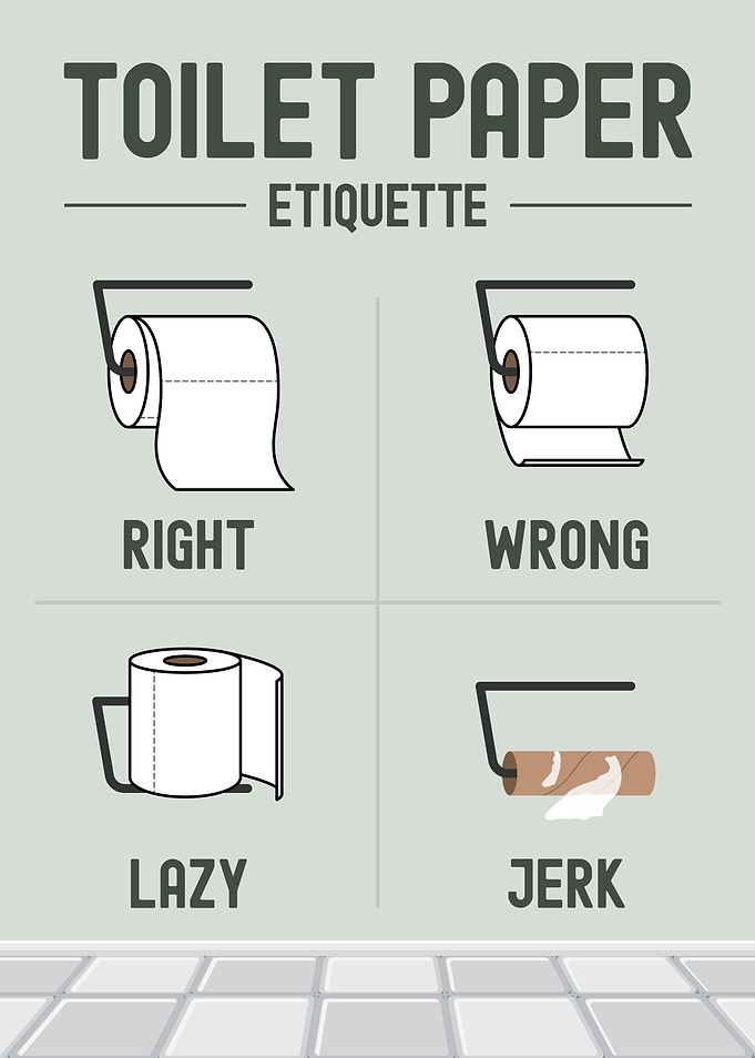 Toilet Paper Etiquette