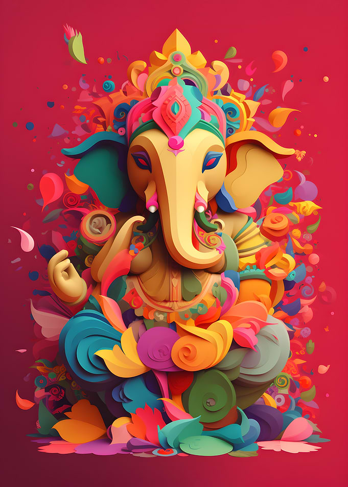 Ganesha god of art