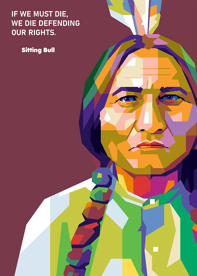 Sitting Bull Painting