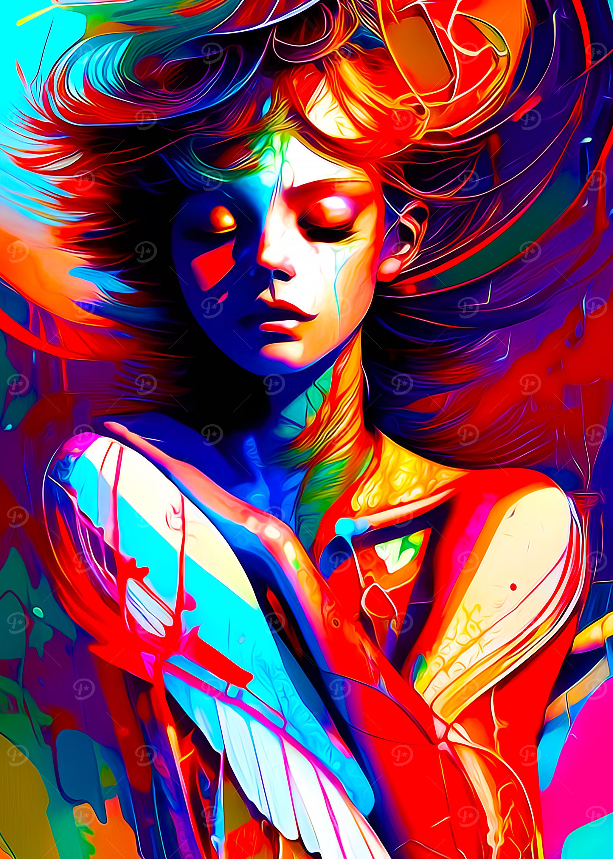 Abstract Girl