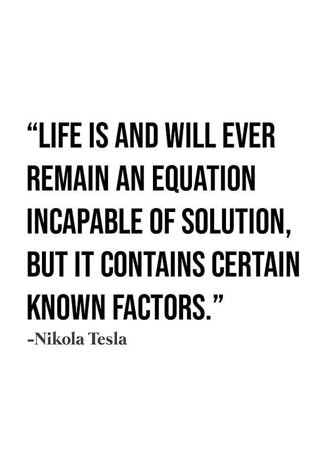 Nikola Tesla Quote