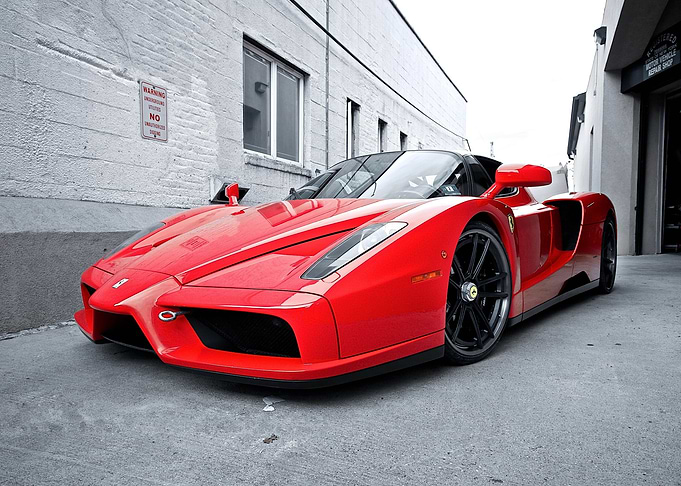 Red Ferrari Sport Car