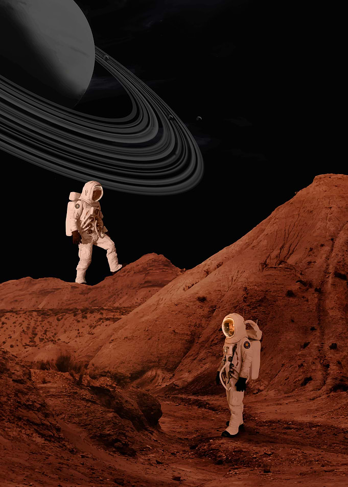 Journey to planet mars