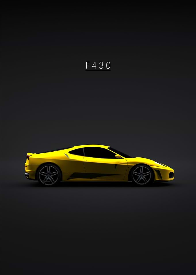 2004 Ferrari F430 Yellow