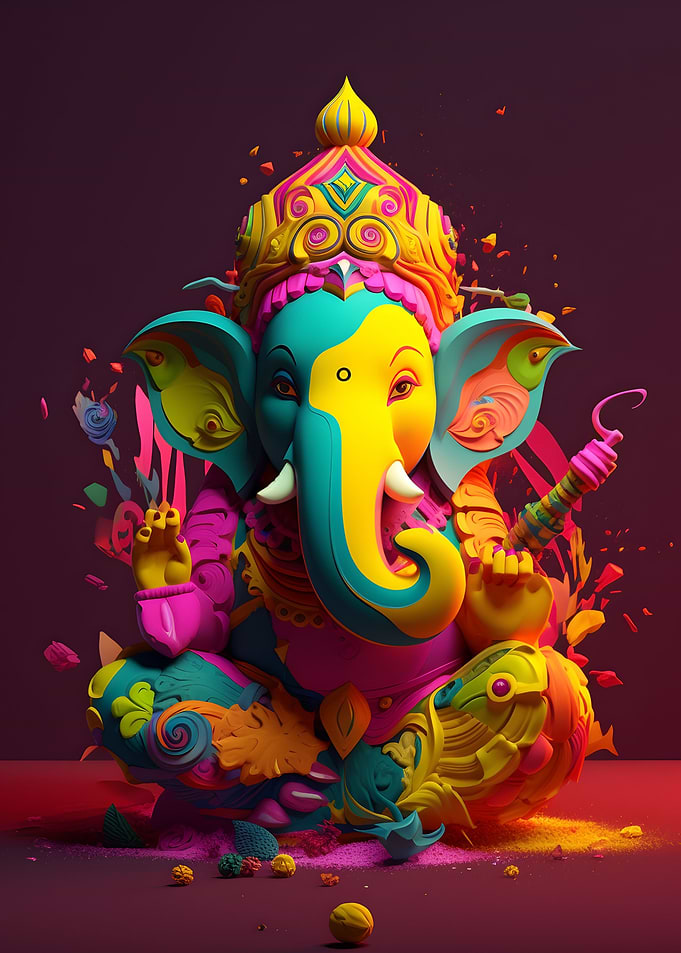 Ganesha god of art