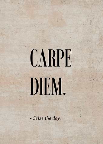 Latin Quote Carpe Diem