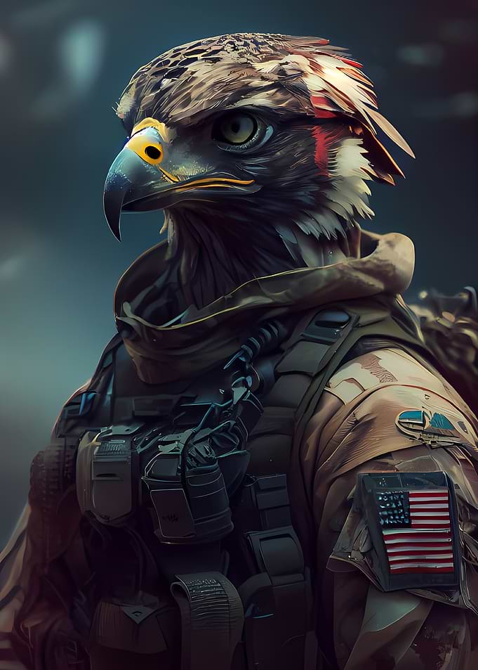 Fantasy Hawk Soldier