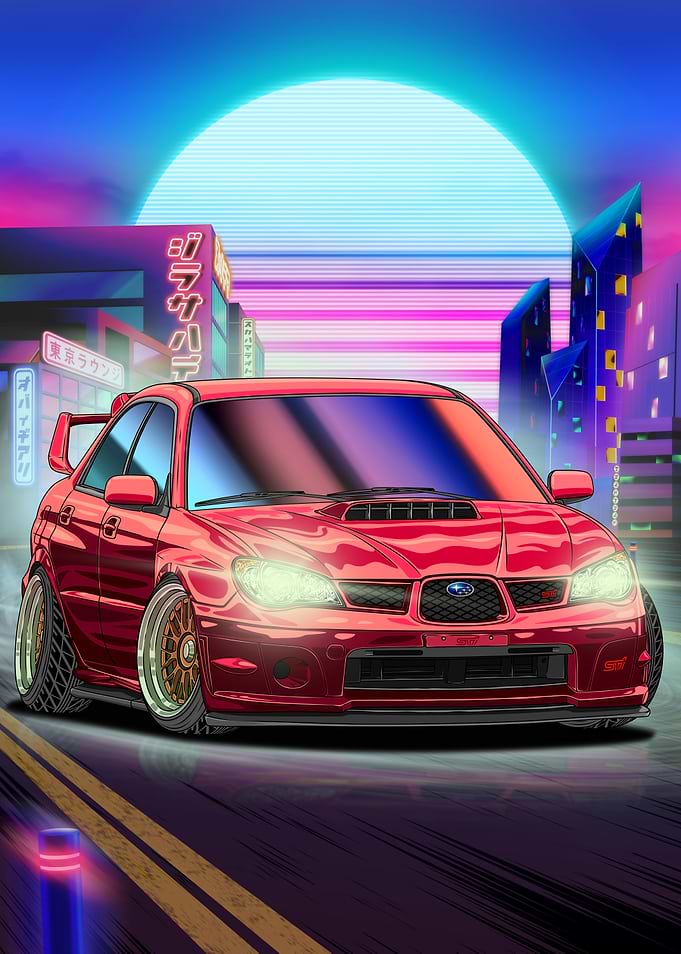Drifting Subie WRX STi