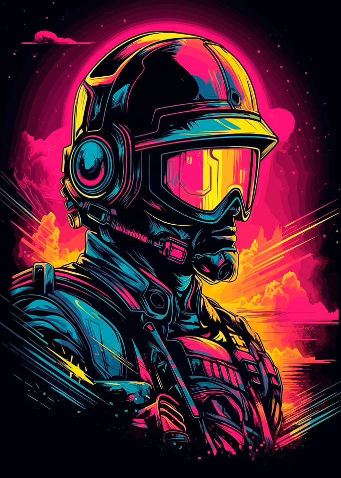 soldier synthwave