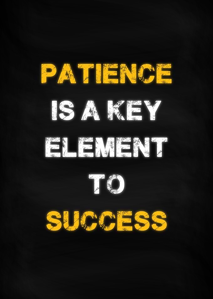 Patience Key Success