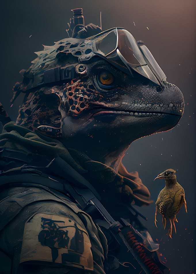 Fantasy Lizard Soldier