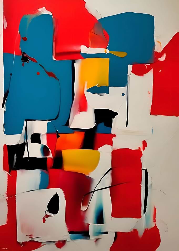 ABSTRACT PAINTING ART 32A