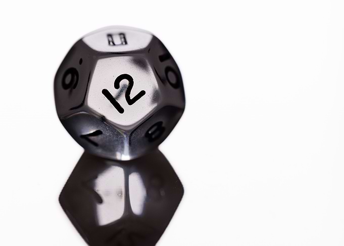 Dice for board game