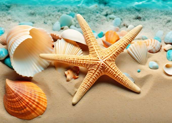 starfish summer beach