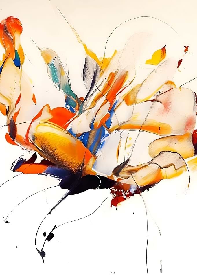 ABSTRACT PAINTING ART 42A