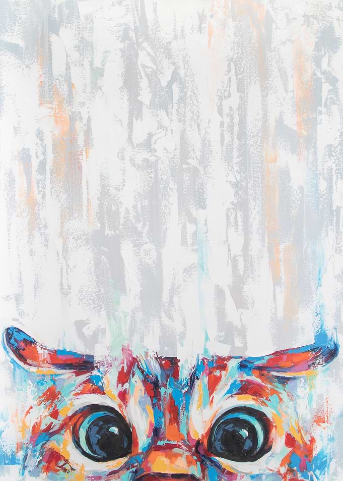 Abstract Cat Cute