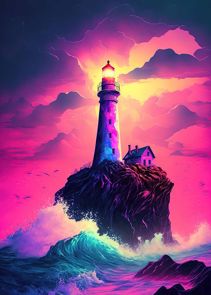 Coastal lighthouse