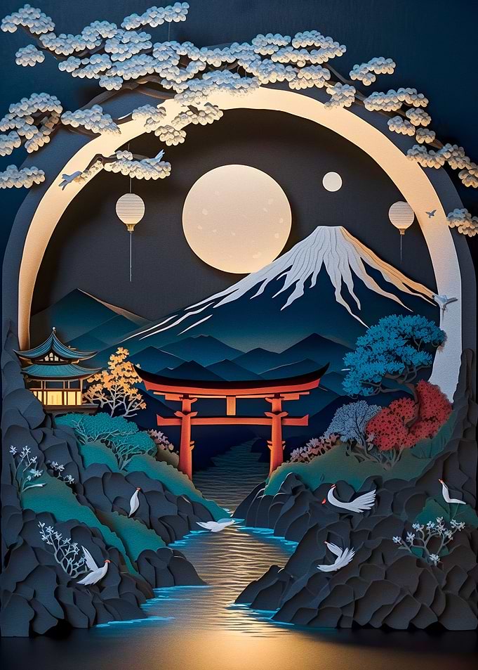 Japanese kirigami 14