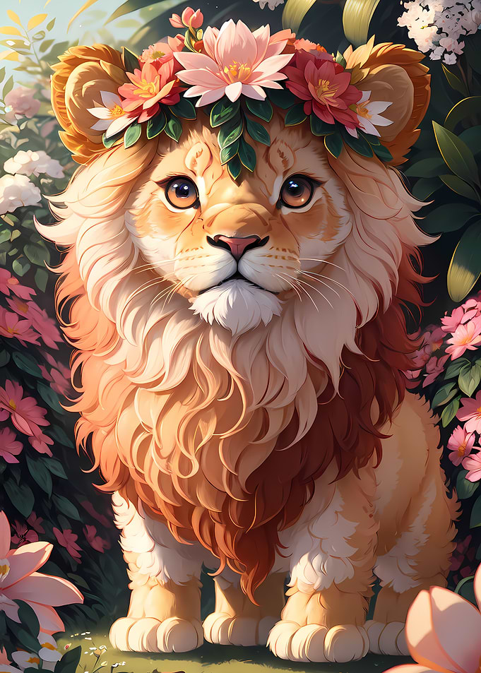 Cute Lion Baby Nursery
