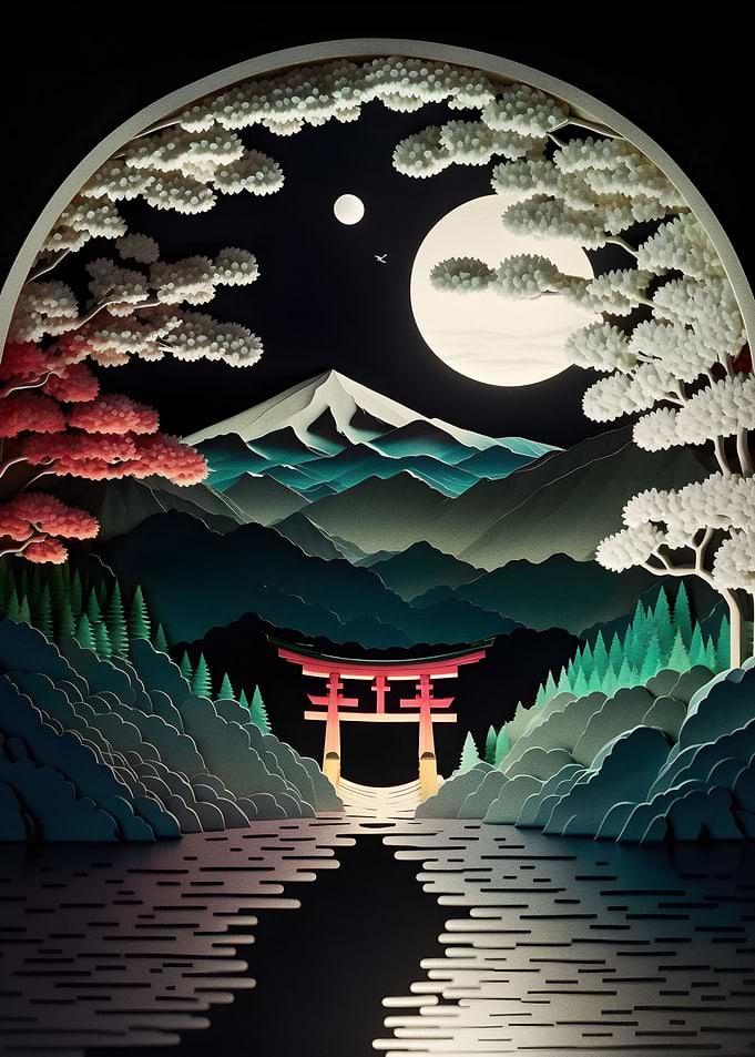Japanese kirigami 11