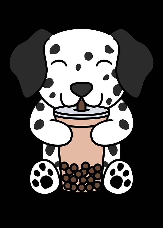 Dalmatian Bubble Tea