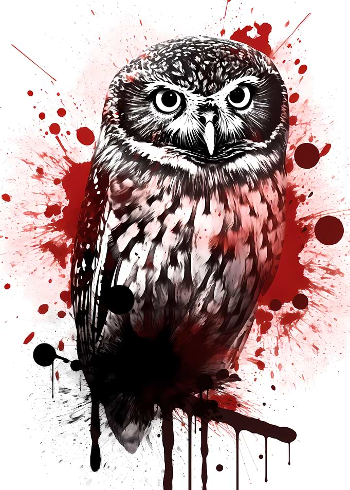 Pygmy Owl Painting