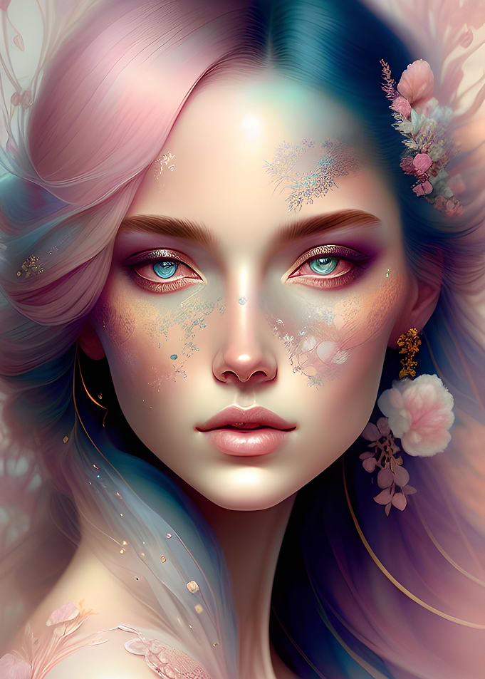 Pretty Eyes Lady White