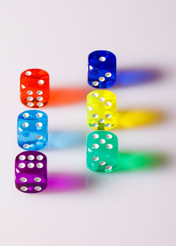 Dice for board game