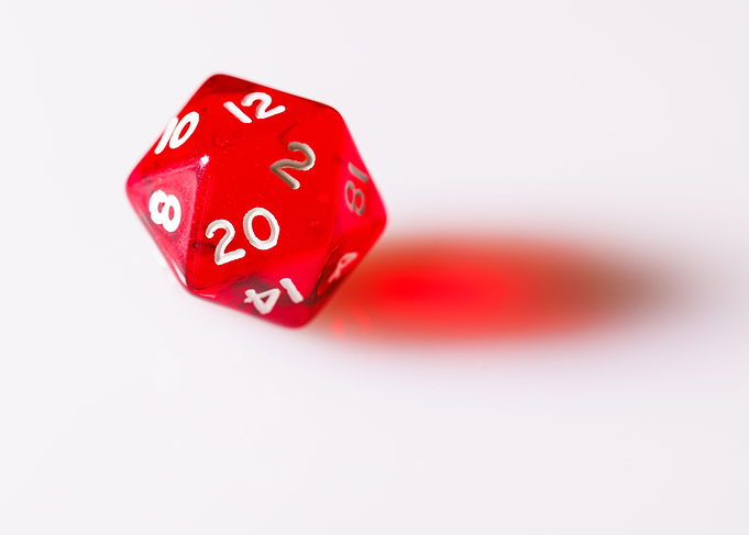Dice for board game