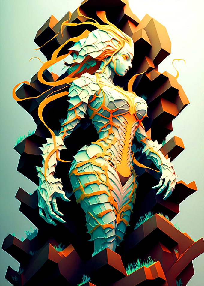 Abstract Woman