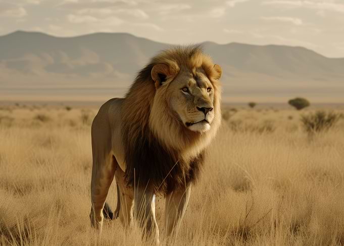 Lion Wildlife Photograph