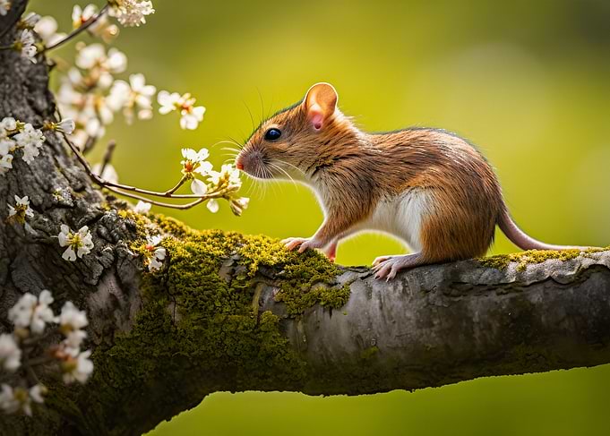 Pika in a tree