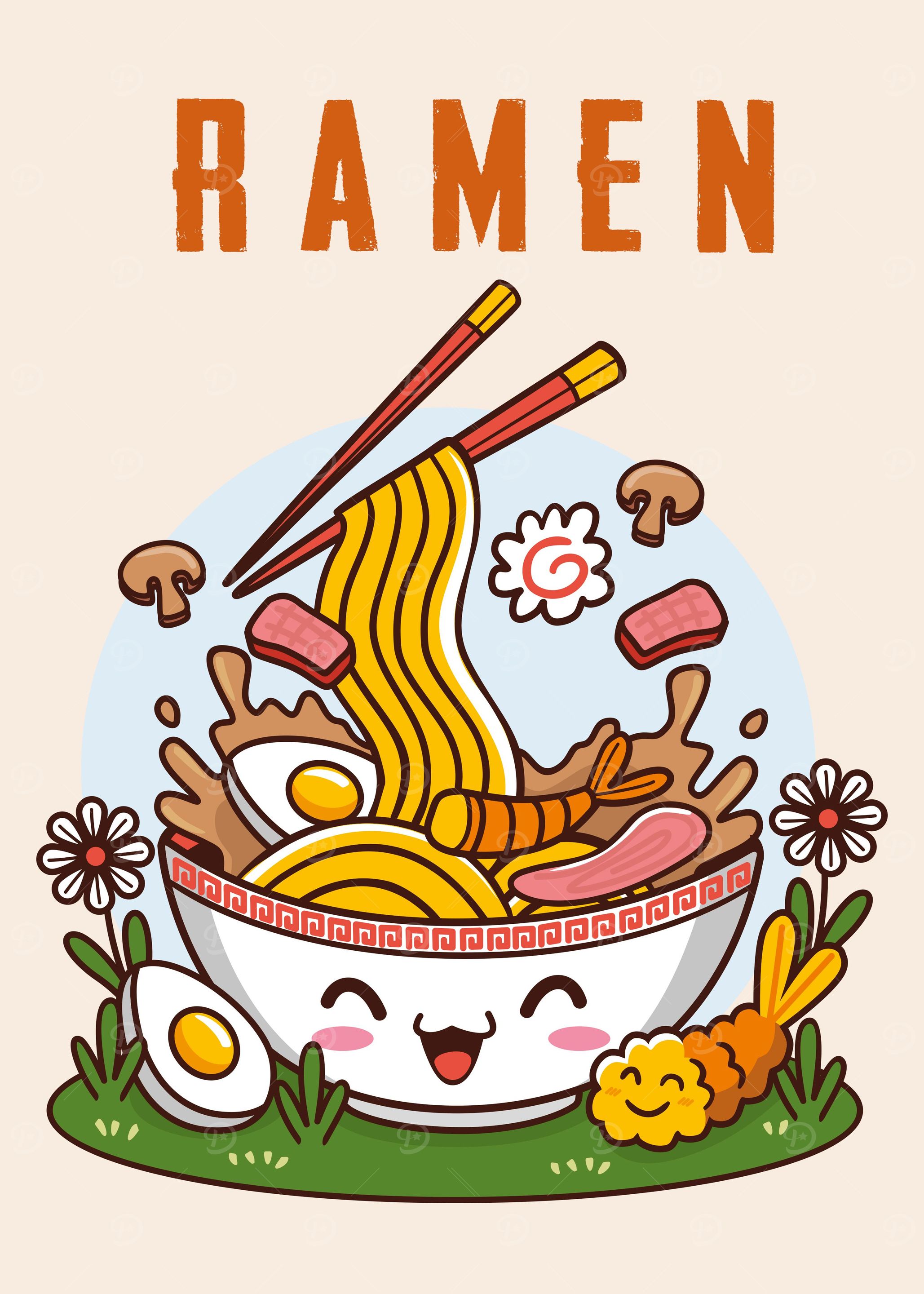 Japanese Ramen Noodles