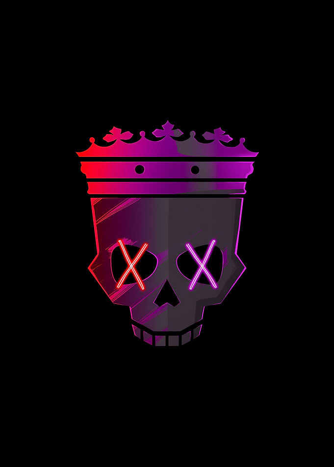 Skull With Crown