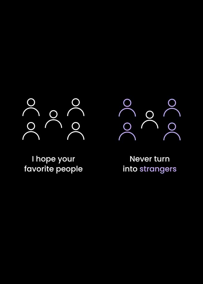 they will not be strangers