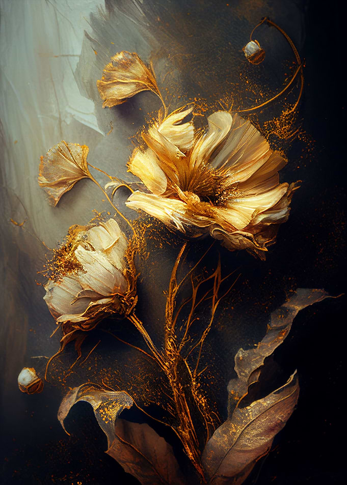 Gilded flower
