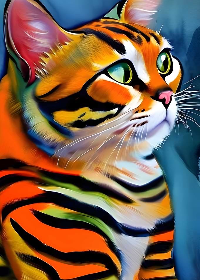 Tabby Watercolor