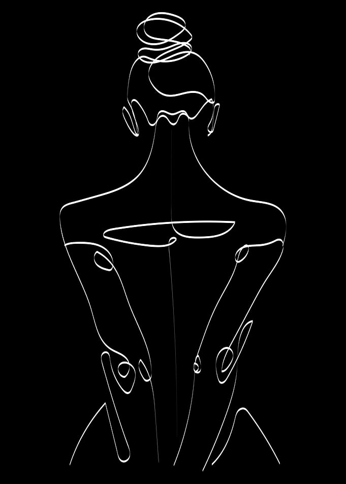 One Line Art Woman
