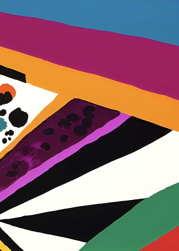 Abstract Landscape Collage