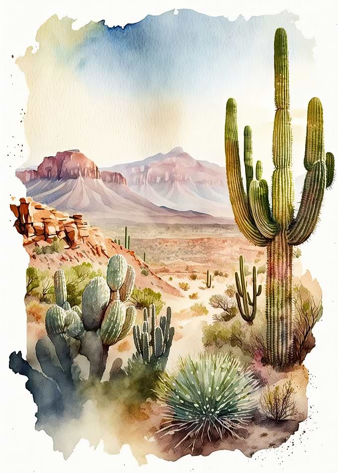 Desert Watercolor