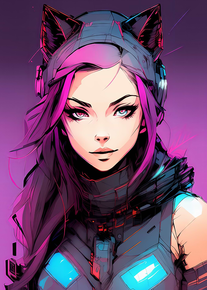 Cyber Girl Artwork