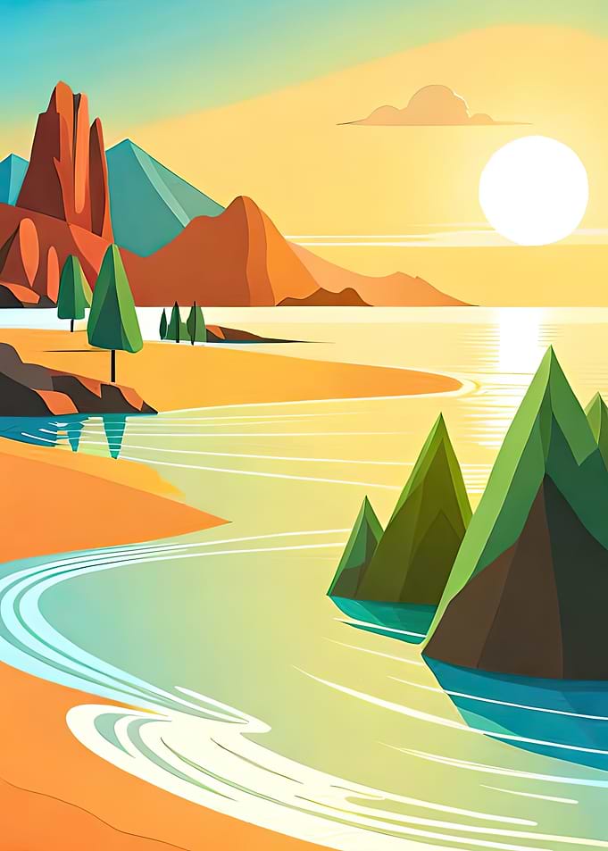 Lakeside Sunset
