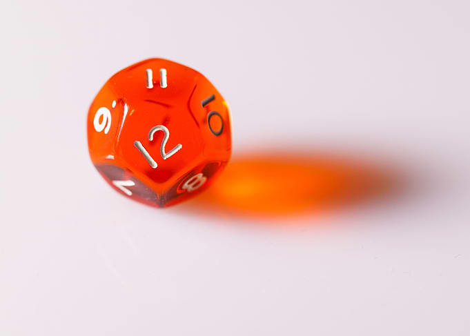 Dice for board game