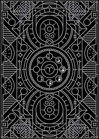 Aries Astrology Art Deco